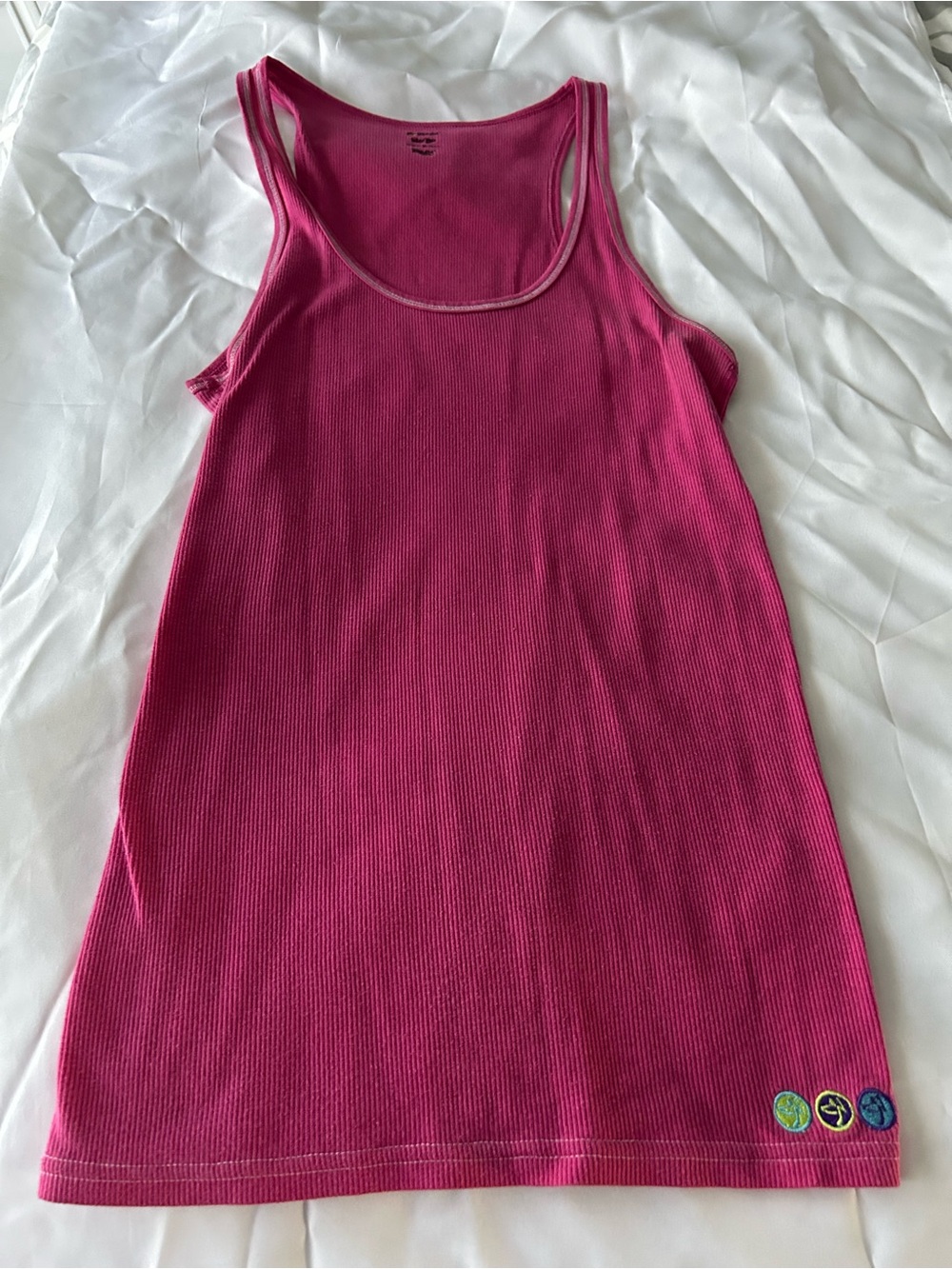 Set of Three Zumba Fitness Ribbed Tank Tops